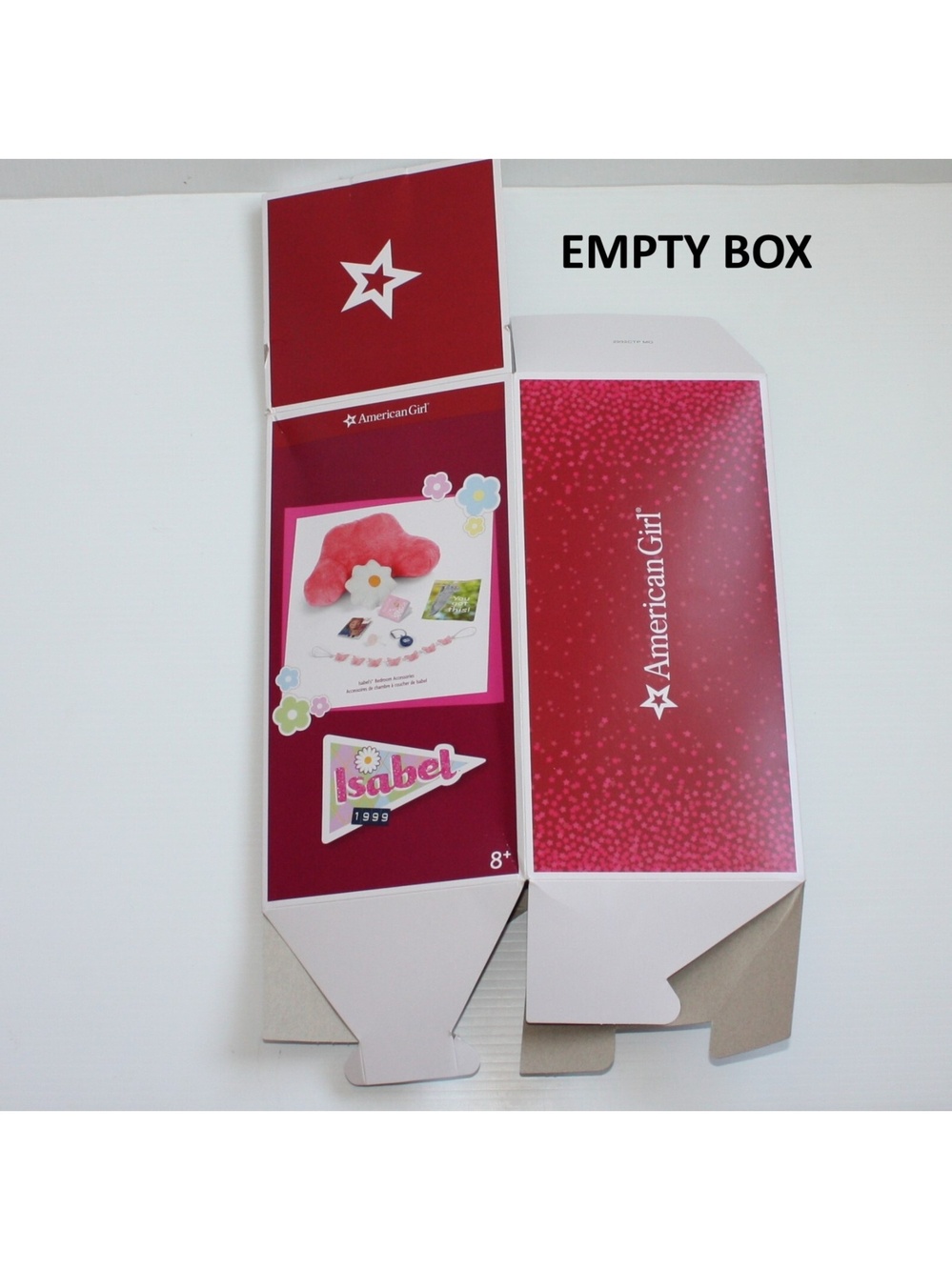 American Girl Isabel's Bedroom Accessories EMPTY Accessory Box Only